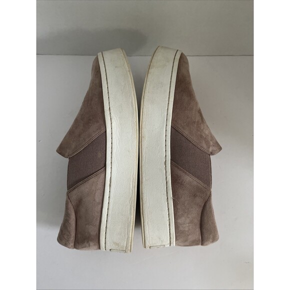 VINCE. Womens Pink Blair Round Toe Platform Slip On Suede Loafers Shoes SZ 7.5M - Picture 5 of 9